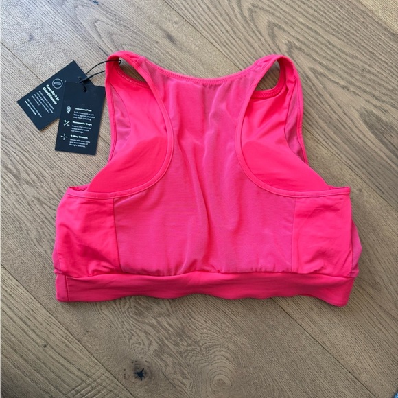 Knix High Energy Bikini Top - Hot Pink - Size L - NWT - Picture 2 of 6